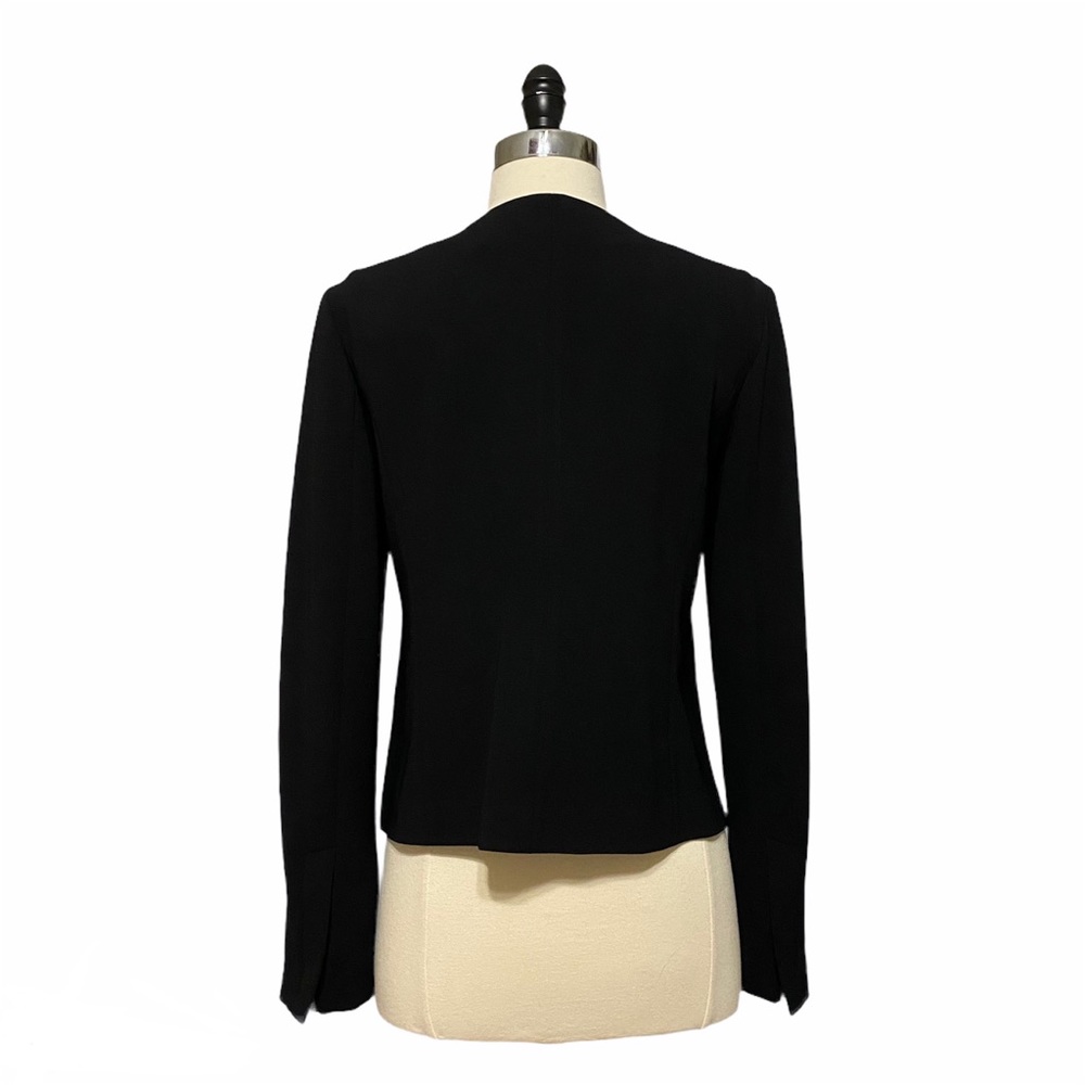 Theory Tarlan Admiral Crepe Zipper Blazer View 5